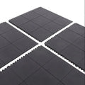 Heavy Duty Interlocking Rubber Gym Mats 16mm | CrossFit Flooring | Anti-Slip Shock-Absorbing Tiles | UK Stock