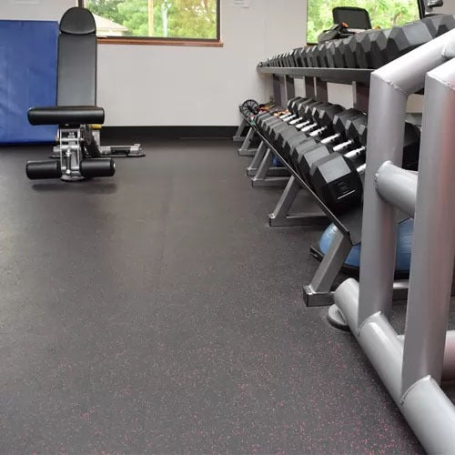 Rubber Gym Flooring Cut-Lengths for Versatile Fitness Spaces