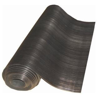 Black Work Surface Rubber Mat - Slip Not Co Uk
