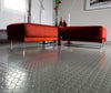 Dim Gray Non Slip Rubber Flooring Rolls Studded Dot Penny Pattern Heavy Duty Rolls Cut Lengths