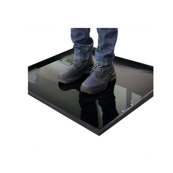 Rubber Disinfectant Mat – 12mm Thick Hygiene Shoe Sanitising Mat with Non-Slip Scraper Design | 60cm x 40cm