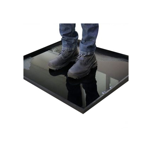 Rubber Disinfectant Mat – 12mm Thick Hygiene Shoe Sanitising Mat with Non-Slip Scraper Design | 60cm x 40cm