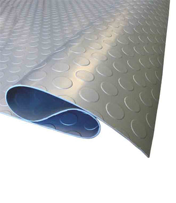 Oil-Resistant Studded Rubber Flooring – Heavy-Duty, Non-Slip Protection for Industrial & Workshop Use