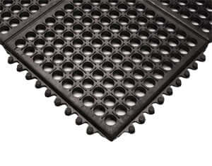 Premium Interlocking Rubber Link Mats UK | 16mm Drainage Tiles | Pool & Wet Area Non-Slip Flooring